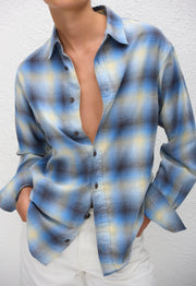 Flannel Shirt - Ocean Check - Matteau